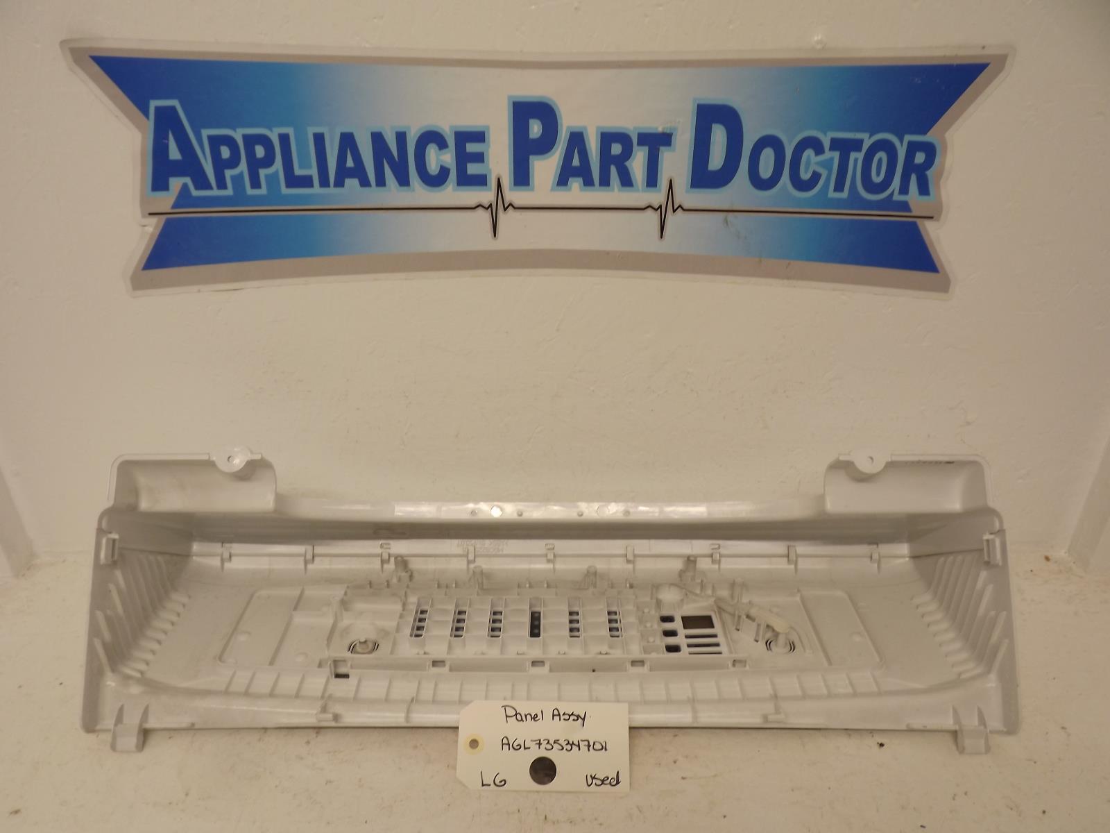 LG Washer AGL73534701 Panel Assy Used LG Washer AGL73534701 Panel Assy Used